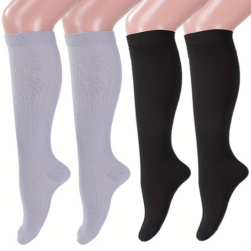 4 Pairs Copper Compression Socks For Women And Men Circulation Support For Medical, Running, Nursing, Athletic