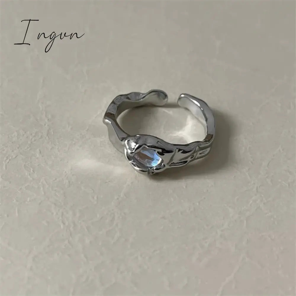 Korea Cute Rabbit Ear Rings Girl Women Bunny Butterfly Ring Zircon Jewelry Opening Rings For Girlfriend Sweet Cool Jewelry Gifts