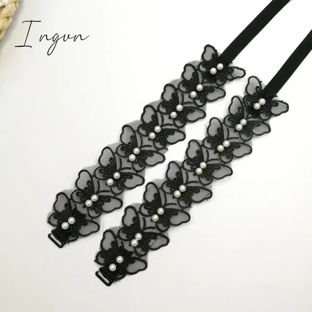 Ingvn - 2023 Summer Sexy Patchwork Diamond Vest For Women V Neck Sleeveless Black Tank Tops Female Summer Fashion New Clothing