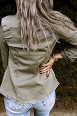 Ingvn - Fashion Long Sleeve Regular Outerwear(4 Colors)