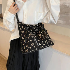 Ingvn  Fashion Shoulder Bag Tote Armpit Bag Female Summer New Korean Style Simple-Decorated Backpack For Commuter