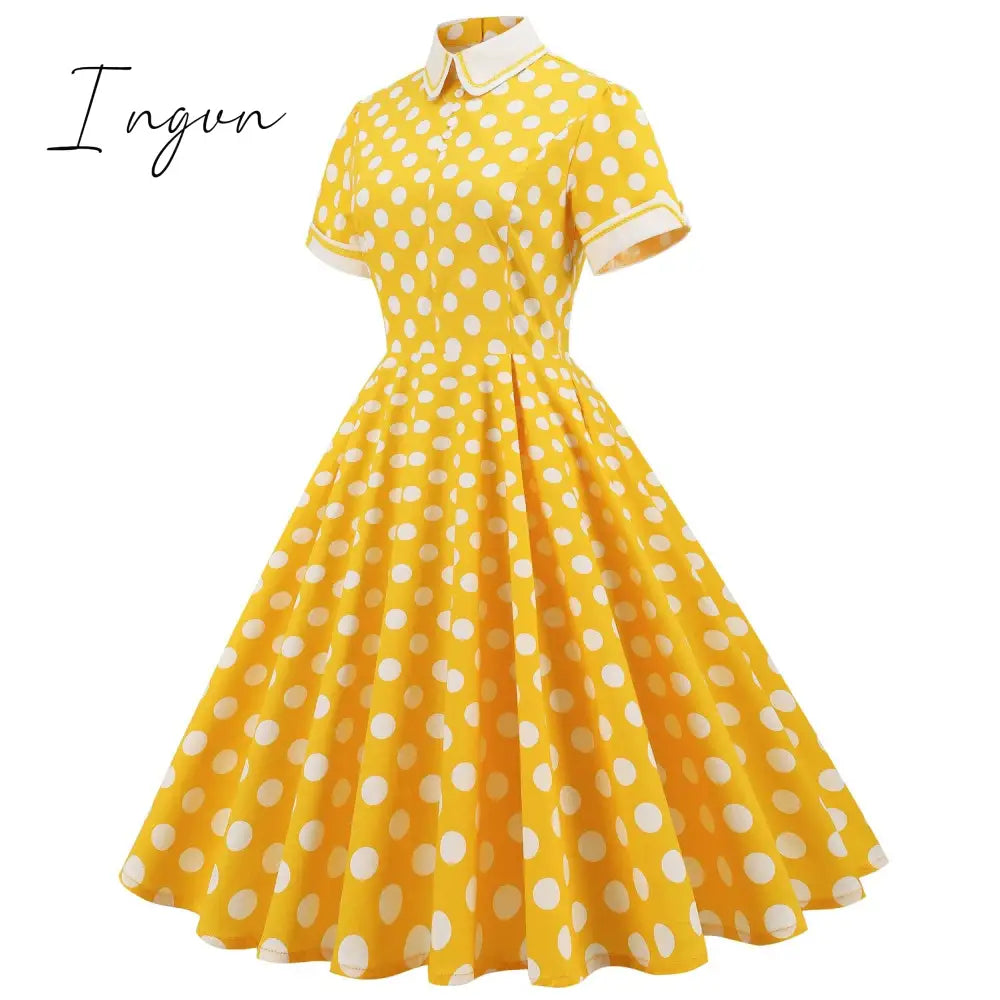 Ingvn - polka dot dress