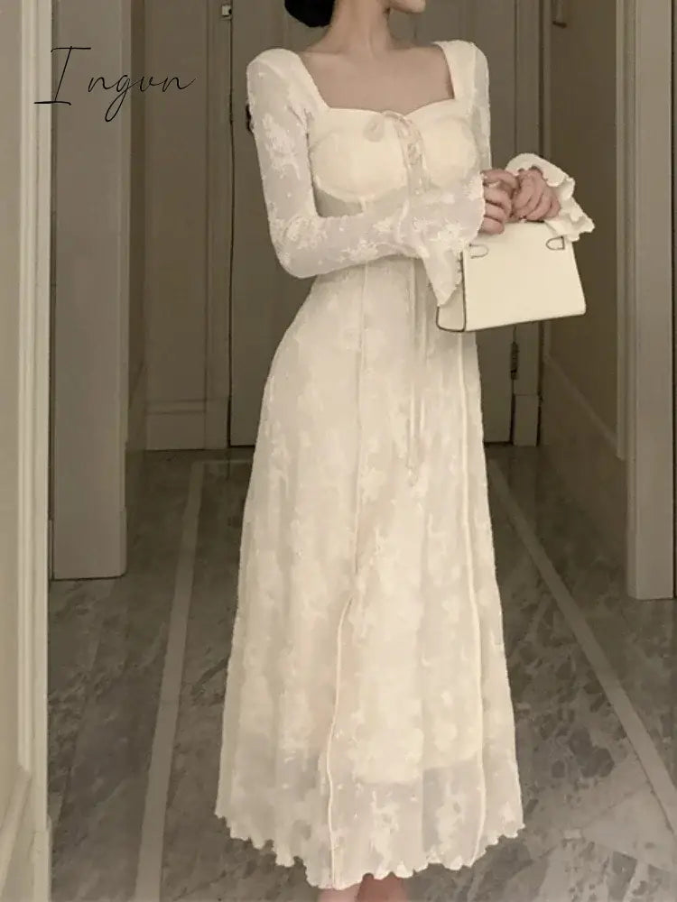 Elegant and Chic Women Casual Solid Party Dress Vintage A-Line Chic Birthday Prom Vestidos Female Clothes New Robe Mujers