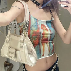 Ingvn  Y2k Womens Shoulder Bag Designer Fashion Literary Gentle New in Handbag Daily Casual Advanced Exquisite Ladies Armpit Bag