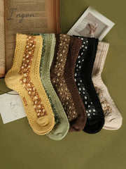 Ingvn - Vintage Jacquard Cotton Socks Accessories
