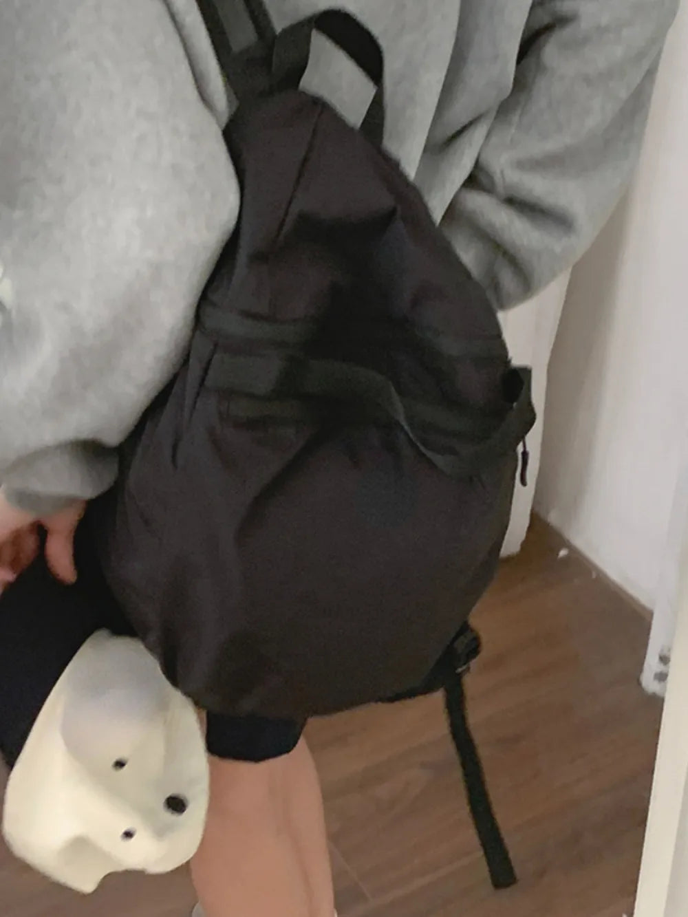 Ingvn  New Moda Large Capacity Preppy Style Shoulder Bag Travel Casual Commuter Canvas Purses Student Versatile Practical Backpacks