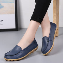 shoes Women Flats Ballet Shoes Woman Cut Out Leather Breathable Moccasins ladies Boat Shoes Ballerina female Casual Shoes
