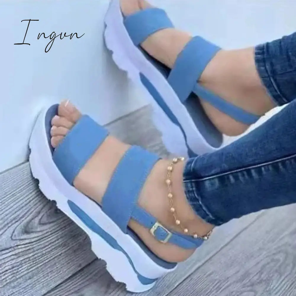 Women Sandals Women Heels Sandals With Platform Shoes Summer Sandalias Mujer Casual Wedges Shoes For Women Elegant