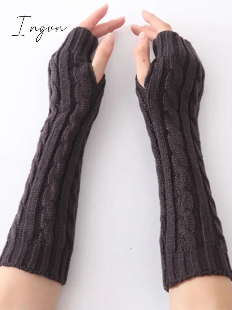 Ingvn - Jacquard 5 Colors Knitting Sleevelet