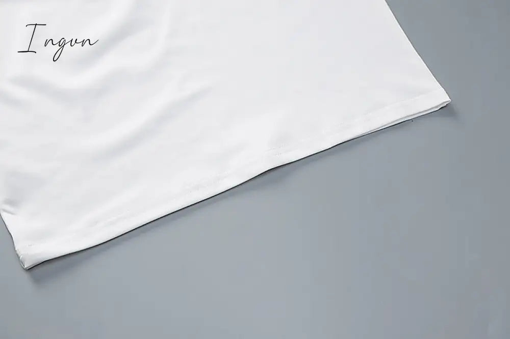 Ingvn - Summer Dresses For Women White Bodycon Slip Maxi Dress for Women's Summer Sexy Party Evening Elegant Backless Birthday Straps Wrap Long Dresses Woman