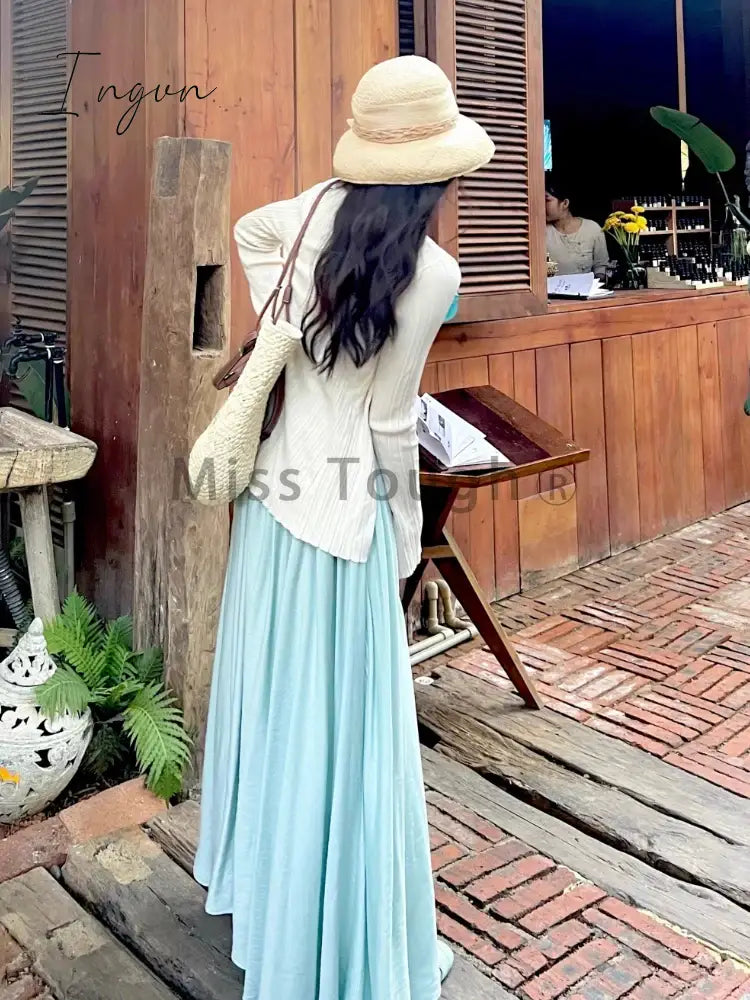 Ingvn - Summer Floral Sexy Strap One Piece Dress Women Solid Elegant Midi Beach Party Dress Female Korean Fashion Casual Slim Dress 2024