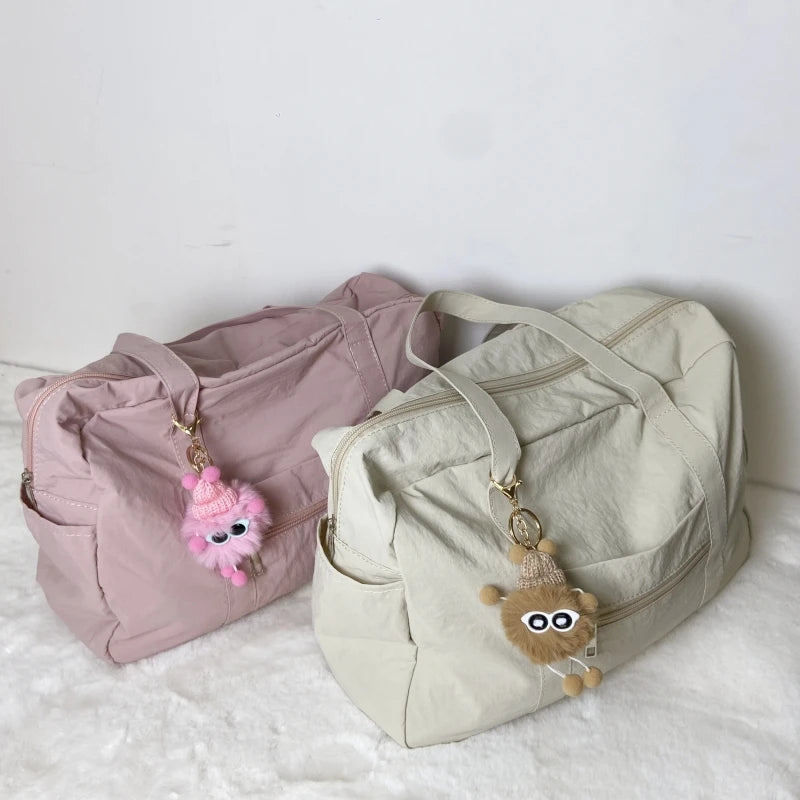 Ingvn  New High Capacity Travel Bag Portable Lightweight Casual Shoulder Bag Women's Class Commuting Sports Yoga Tote Bag