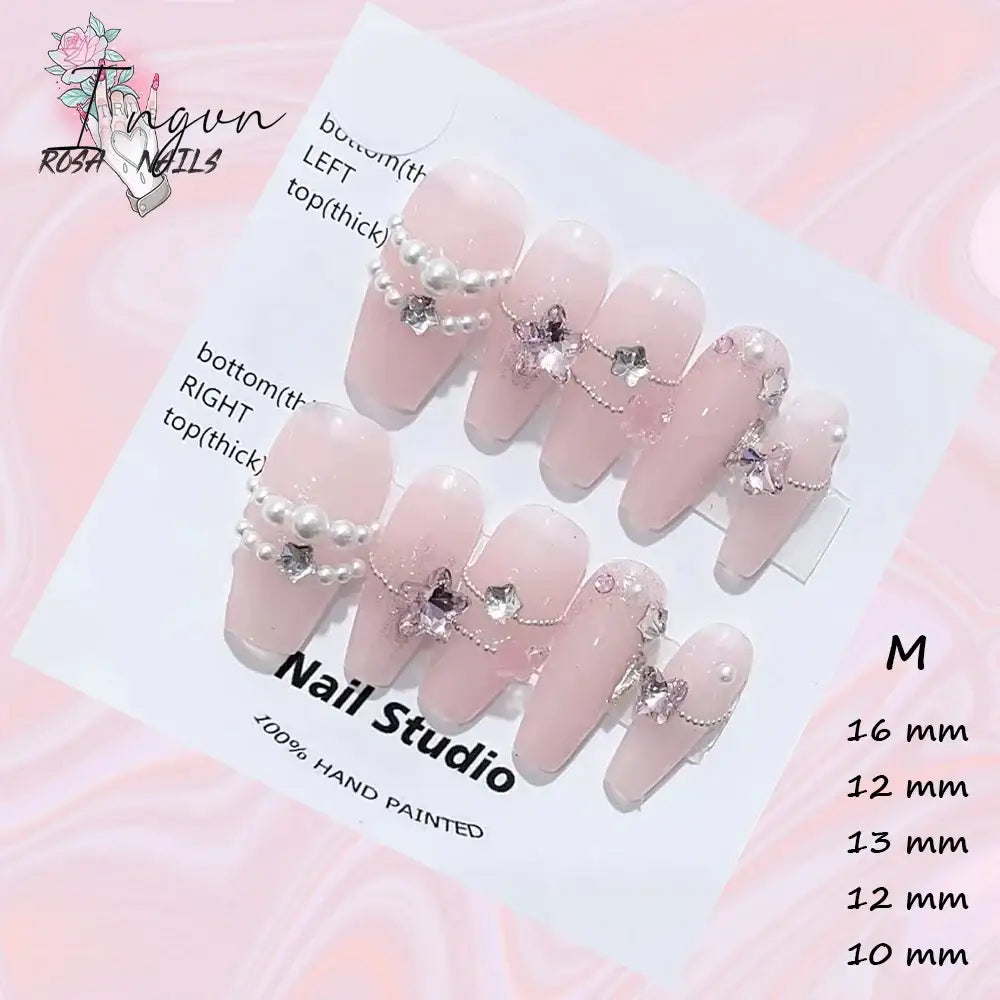Punk Dragon Charms Press on Nail Artificial Long False Nails XS Black Dragons Goth Presson Tips Butterfly Fake Nail y2k Pressons