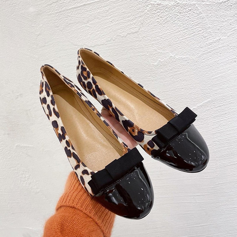 Black Ballet Flats Shoes Women Spring Quilted PU Leather Slip on Ballerina Luxury Round Toe Ladies Dress Shoes Zapatos De Mujer