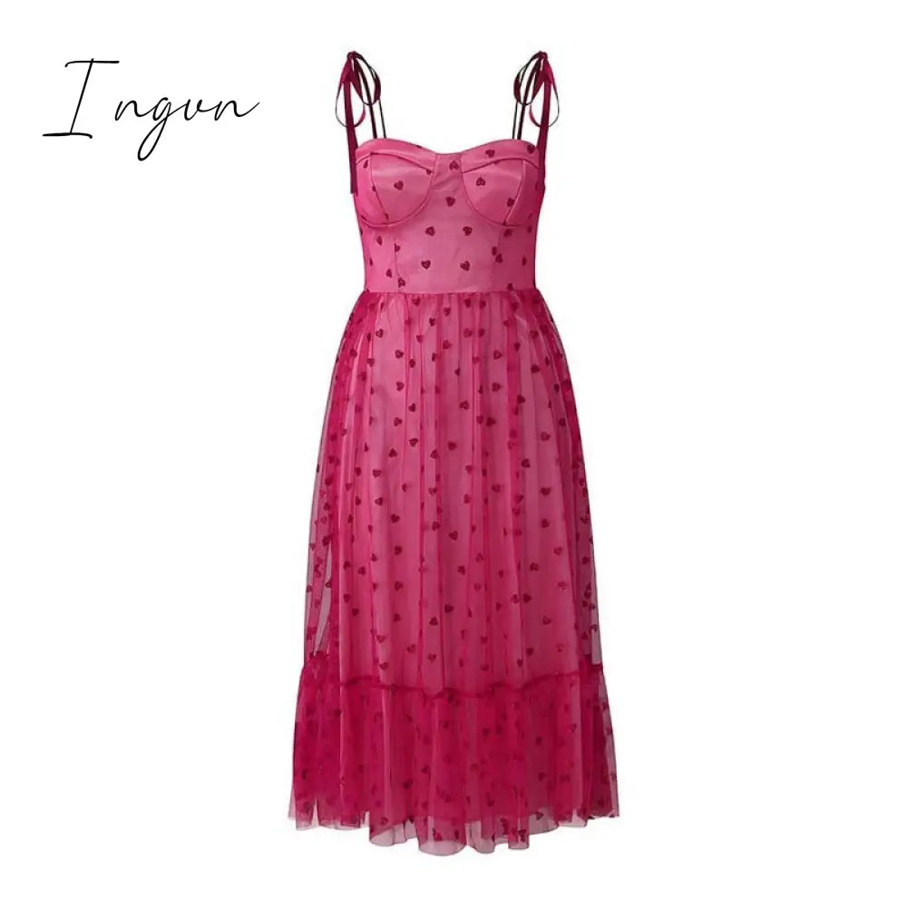Ingvn - Women's dresses summer sexy Slash neck floral print boho beach dress pleated Sleeveless dress wrap robe sundress