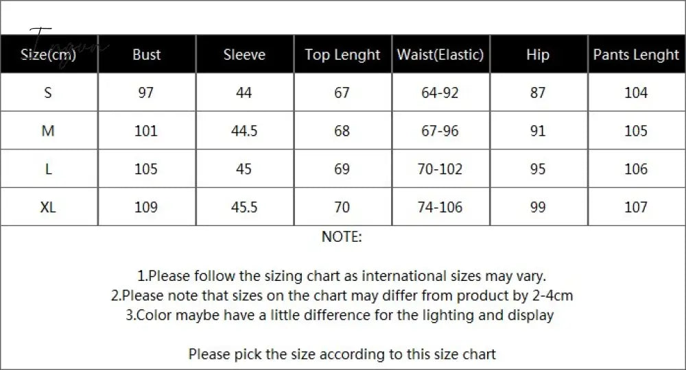 Ingvn - Women Fashion Sequin Two Piece Set Long Sleeve Womens Tops And Blouses Femme Two Piece Outfits Elastic Waist Long Pants Sets