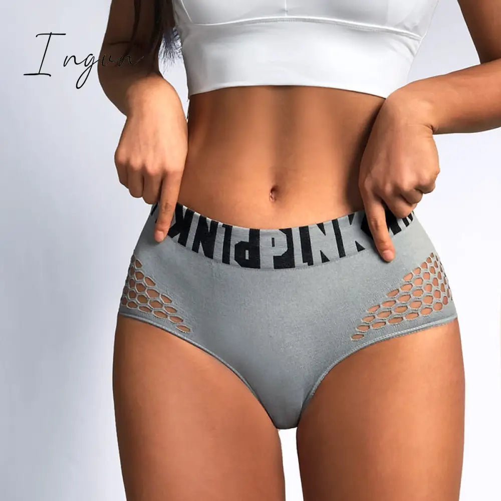 Ingvn - Sporty Style Briefs Women's Panties Sexy Seamless Underwear Sport Briefs Yoga Body Shaper Underpant Bodyslim Intimates Lingerie