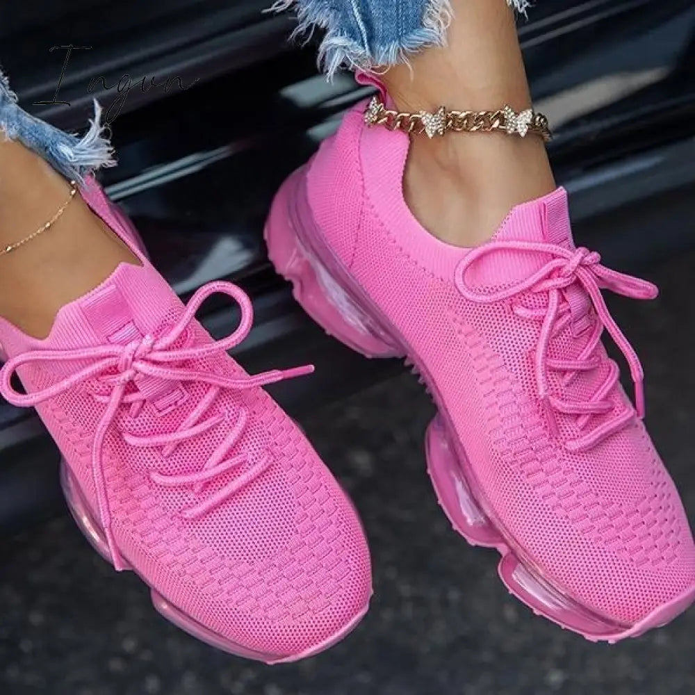 Ingvn - Women's Colorful Air Cushion Sneakers