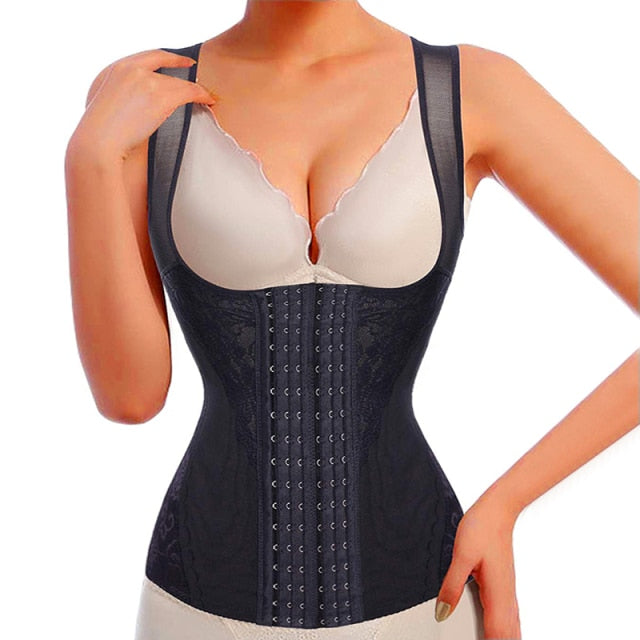 Postpartum Bandage Women Waist Trainer Vest Breathable Shapewear Weight Loss Tank Top Shirt Workout Corset Reducing Belts Summer