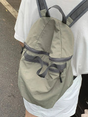 Ingvn  New Moda Large Capacity Preppy Style Shoulder Bag Travel Casual Commuter Canvas Purses Student Versatile Practical Backpacks
