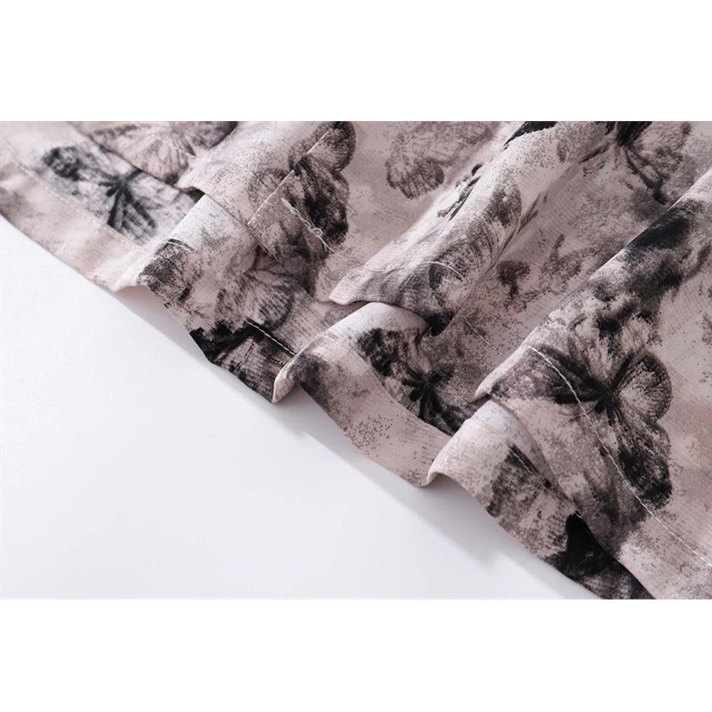 Butterfly Hawaiian Shirts Men Women Summer Beach Shirts Short Sleeve