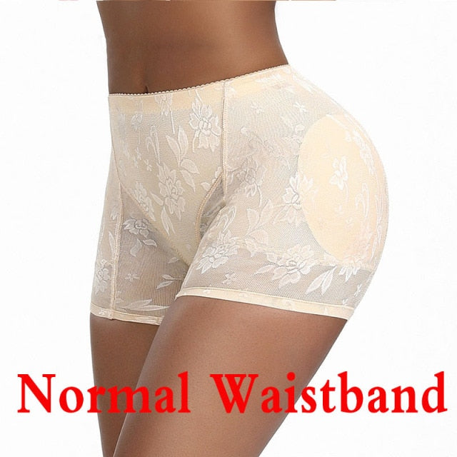 High Waist Trainer Body Shaper Panties Hip Butt Padded Panty Butt Lifter Hip Enhancer Thick Waistband Lace Shapers Women
