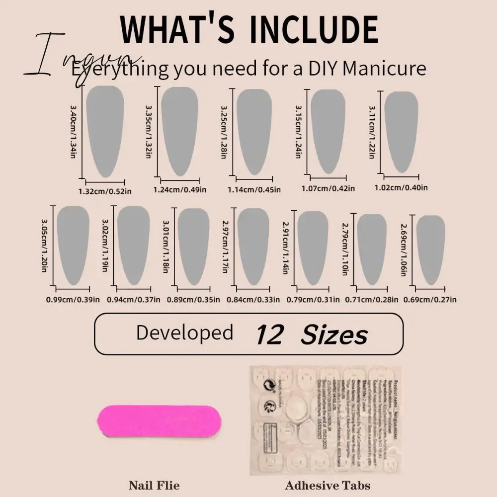 24pcs y2k Long Pointed False Nails Cool Girl Style Silver Flame Pattern Press on Nails Detchable Full Cover Fake Nail Patches