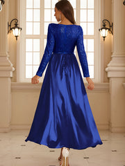 Wedding Guest Dresses Cocktail Dresses Women's Sequin Long Sleeve Evening Gowns