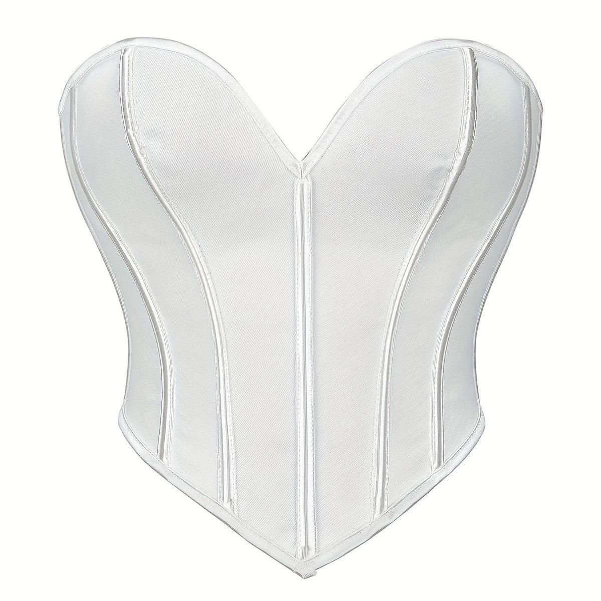 Elegant Strapless Tummy-Control Shapewear Corset | Adjustable Lace-Up | Sexy Knit Bustier | Medium Support Lingerie