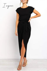 Ingvn -  After Midnight Ankle Length Midi Dress(4 Colors)