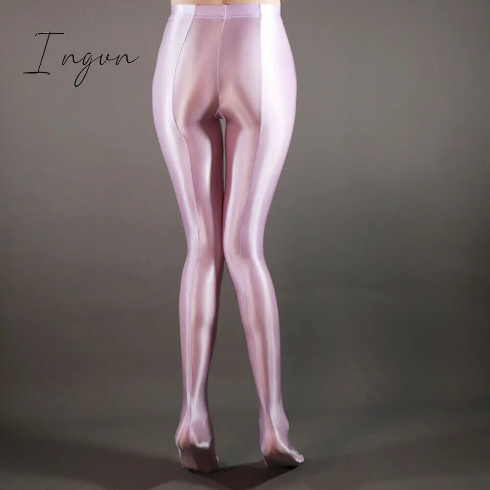 Ingvn - high quality Women High Gloss Pantyhose Tights Elastic Oil Shiny Glossy Stockings Hosiery Plus Size Black Red Blue White