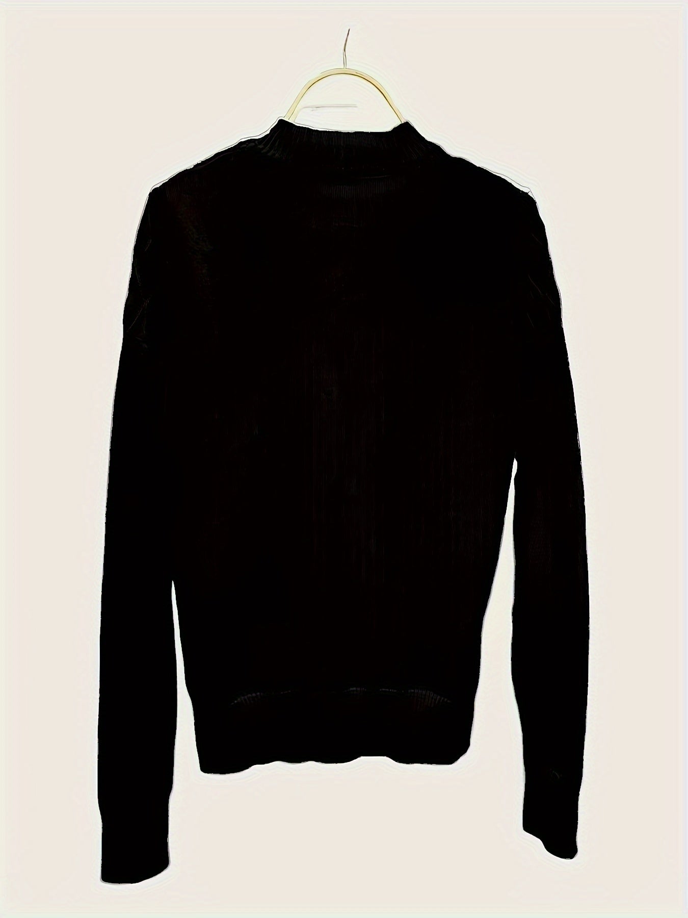Cozy Chic Knit Sweater - Pullovers for Women with Elegant Crew Neck, Long Sleeves, and Soft Solid Colors for Fall and Winter Fashion - Perfect for Casual Daily Wear