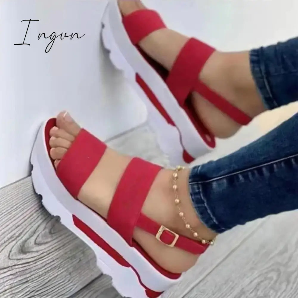 Women Sandals Women Heels Sandals With Platform Shoes Summer Sandalias Mujer Casual Wedges Shoes For Women Elegant