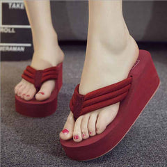 Summer Sandals Women T-strap Flip Flops Thong Sandals Designer Elastic Band Ladies Gladiator Sandal Shoes