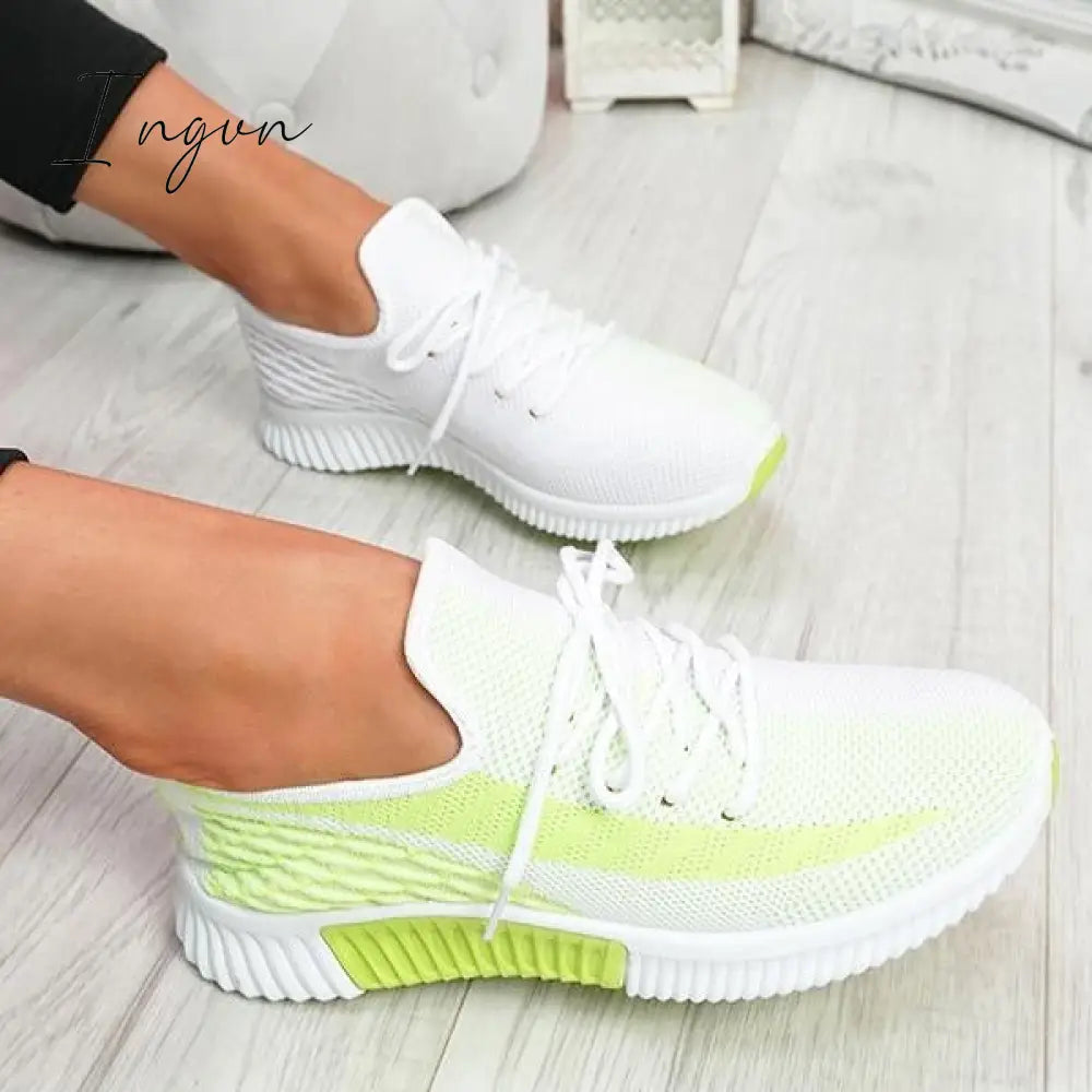 Ingvn - Breathable Lightweight Lace-Up Sneakers