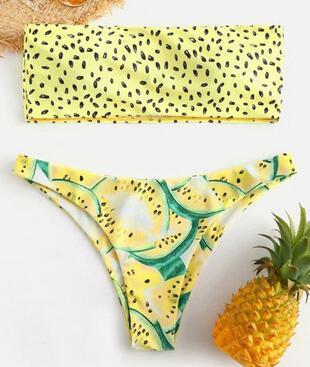 New style summer Women sexy Push-Up Padded Bra Swimsuit Beachwear stroje kapielowe damskie Bikini 2 piece Set Swimwear