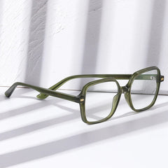 INGVN  Women Fashion Acetate Blue Light Blocking Computer Glasses Without Degrees Female Square Eyewear Spectacles Frames