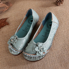 Women Genuine Leather Shoes Female Brand High Quality Comfort Flats Mom Casual Summer Shoes 2026 Fashion Oxford Flats