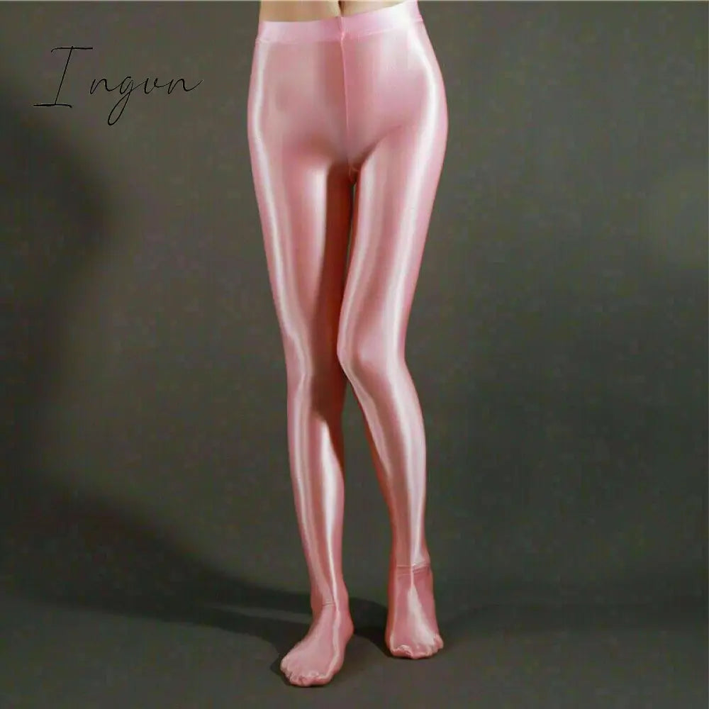 Ingvn - high quality Women High Gloss Pantyhose Tights Elastic Oil Shiny Glossy Stockings Hosiery Plus Size Black Red Blue White