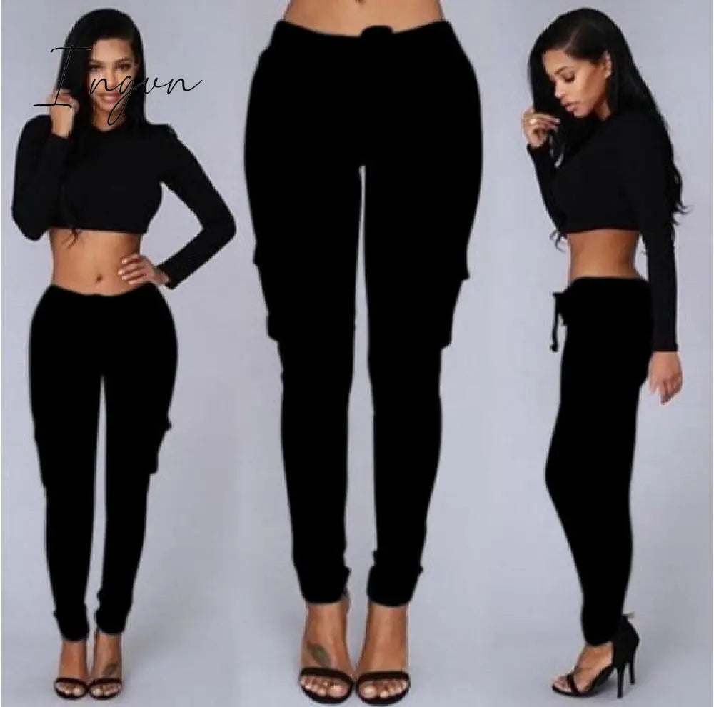 Ingvn - Elastic Sexy Skinny Pencil Jeans For Women Leggings Jeans Woman High Waist Jeans Women's Thin-Section Denim Pants