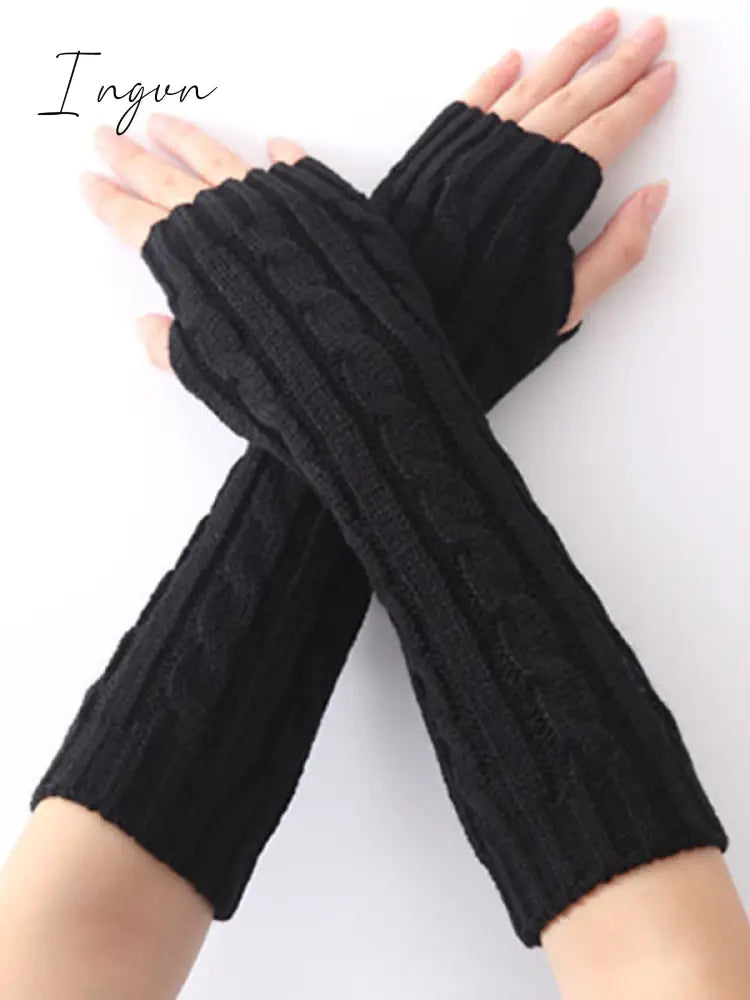 Ingvn - Jacquard 5 Colors Knitting Sleevelet