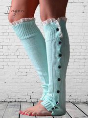 Ingvn - Vintage Knitting Lace Leg Warmers Accessories