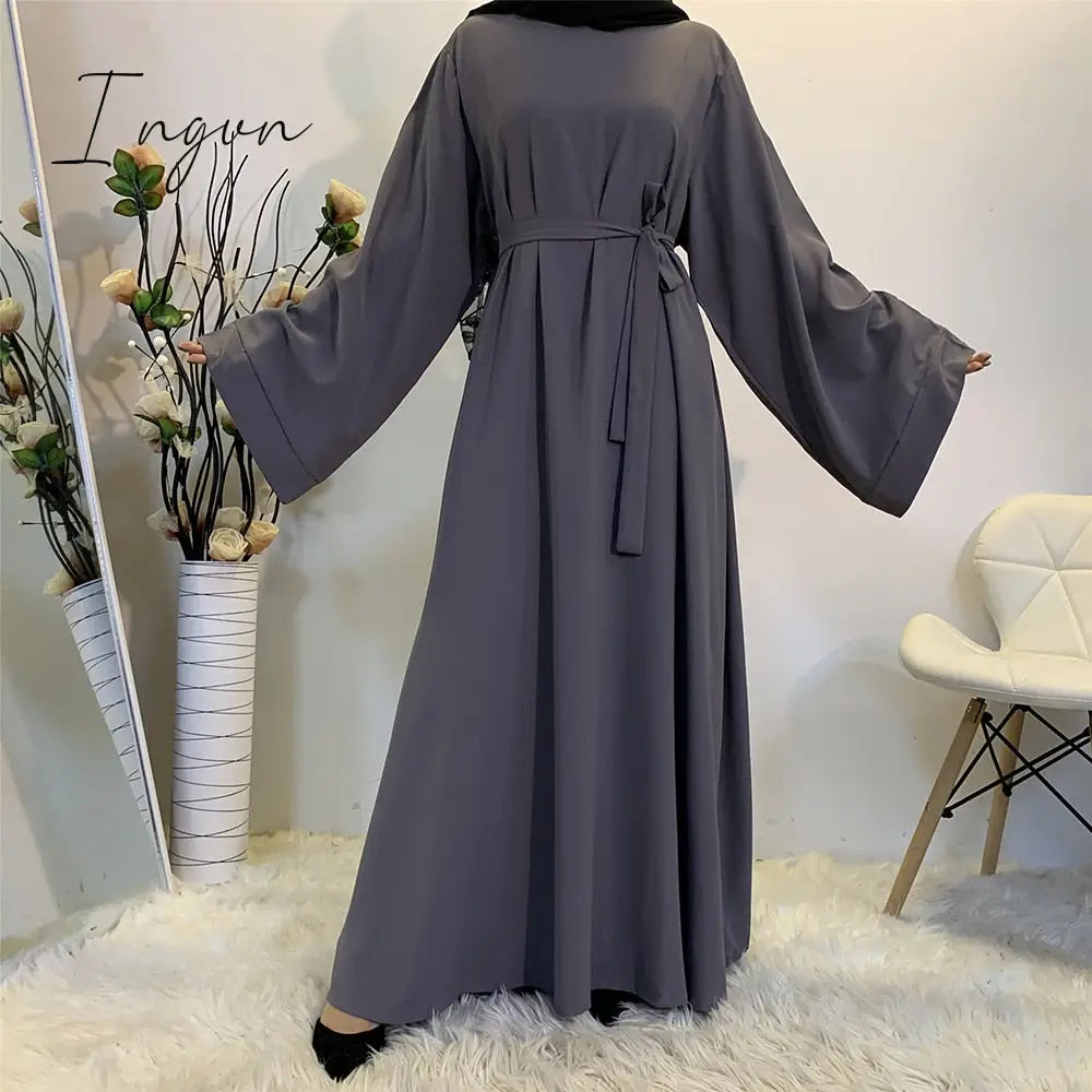 Ingvn - Outfits 2023 Fashion Trends Abaya Dubai Turkey Muslim Fashion Hijab Dress Kaftan Islam Clothing African Maxi Dresses For Women Vestido Robe Musulman De Mode