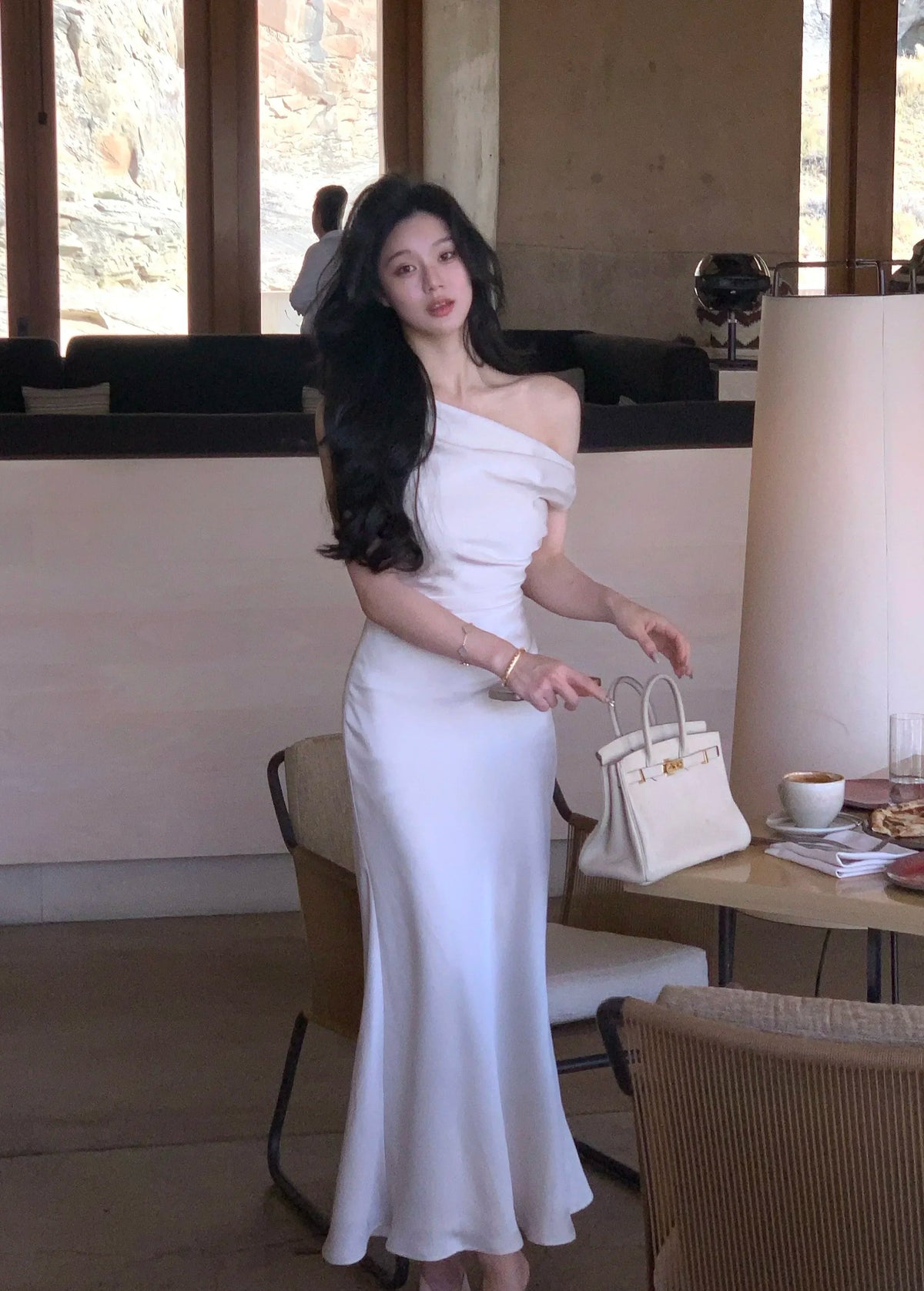 Vintage Elegant Evening Party Dresses Women Summer Solid Fashion Korean Y2k Design Dress Female Irregular Slim Casual Clothing