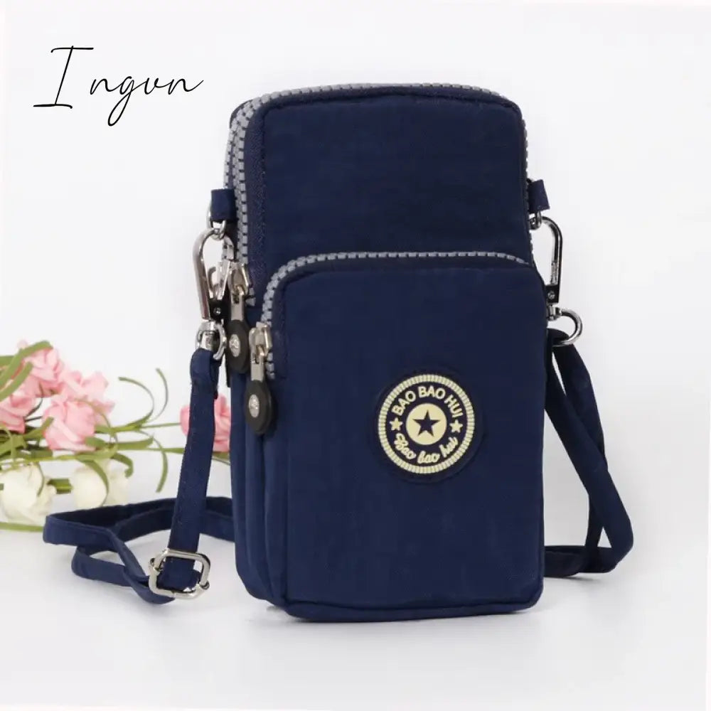 Ingvn - Shoulder Bag Nylon Women Mobile Phone Bag Mini Female Messenger Purse Lady Wallet Small CrossBody Bag Women Handbag Сумка Женска