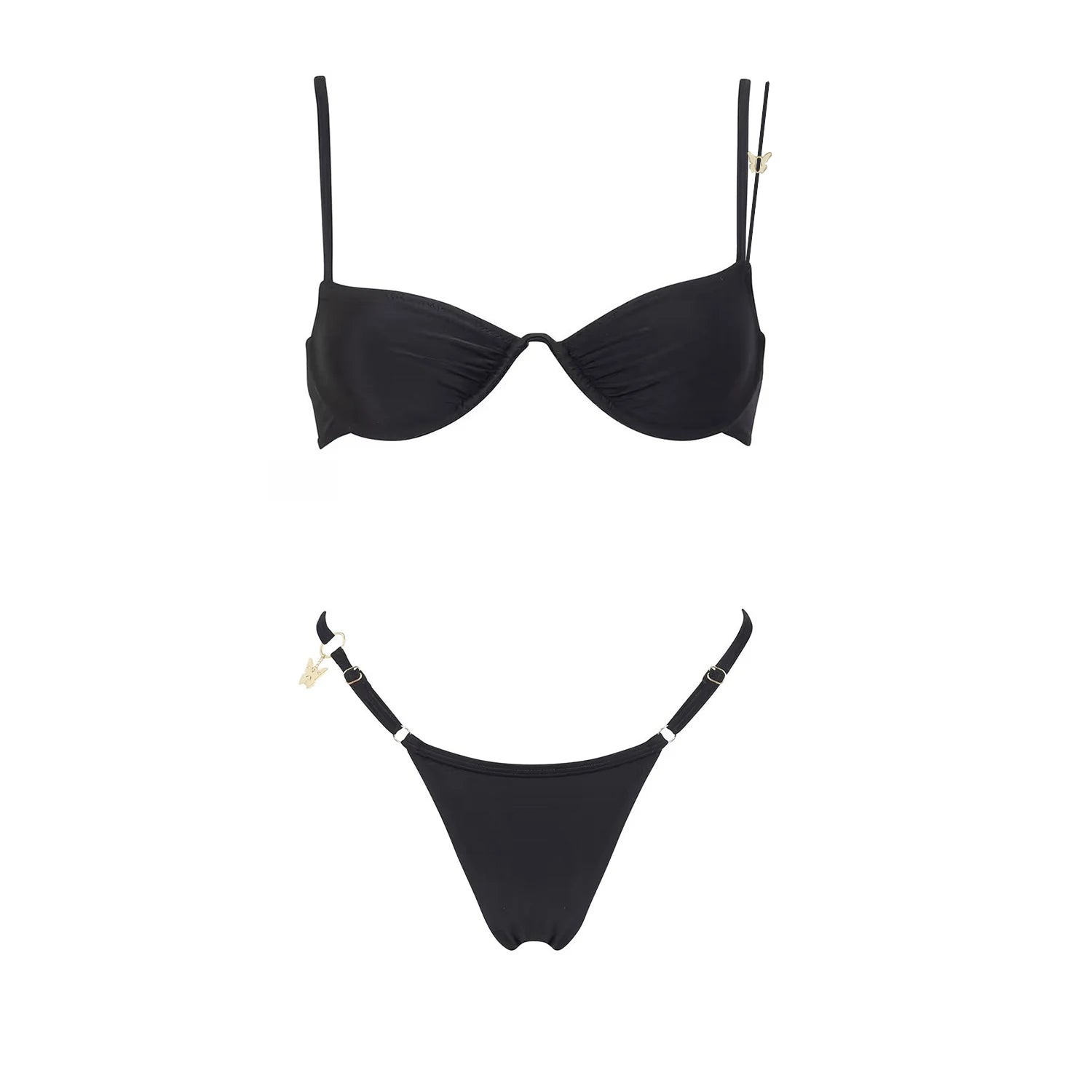 Red Diamond Swimsuit With Beach Pant Sexy Bikini Women Bandeau Biquini Female Push Up Swimwear Vacation Wear Bathing Suit Outfit