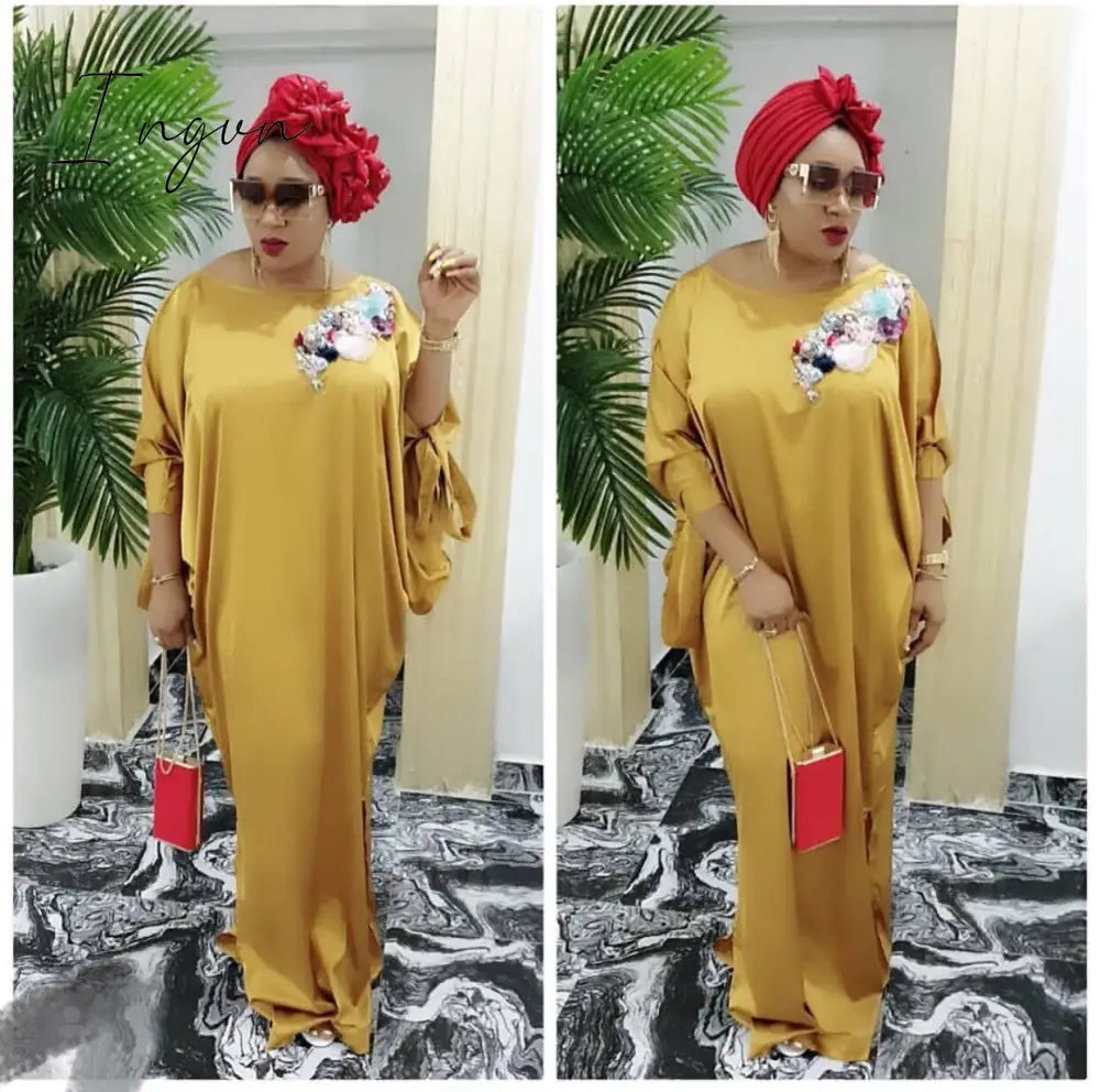 Ingvn - new arrival summer elegent fashion style african women plus size long dress
