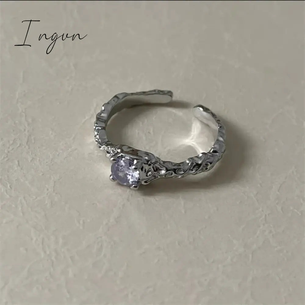Korea Cute Rabbit Ear Rings Girl Women Bunny Butterfly Ring Zircon Jewelry Opening Rings For Girlfriend Sweet Cool Jewelry Gifts