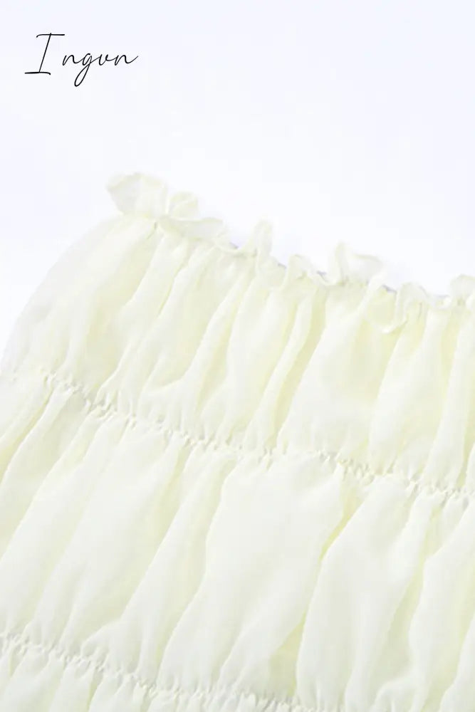 Sexy Solid Backless Fold Sleeveless Two Pieces