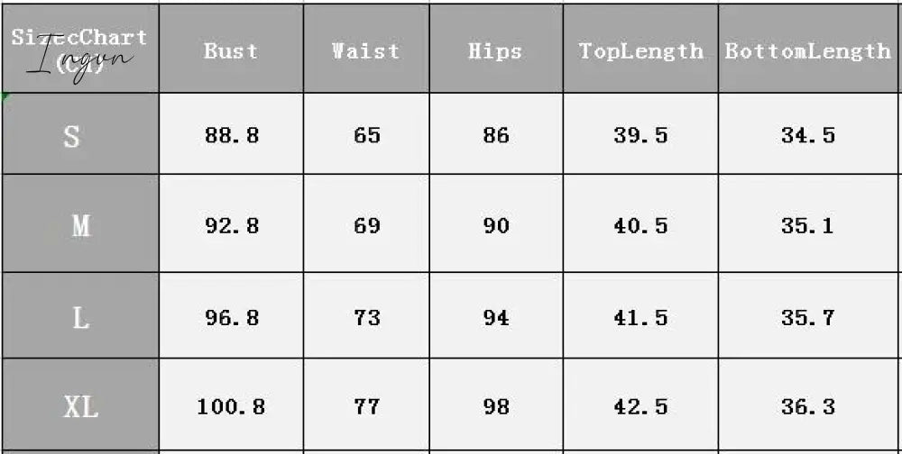 Ingvn - Women Fashion Casual Two-Piece Set Suits Set Casual Wear Female Print spaghetti strap Top & Shorts Set